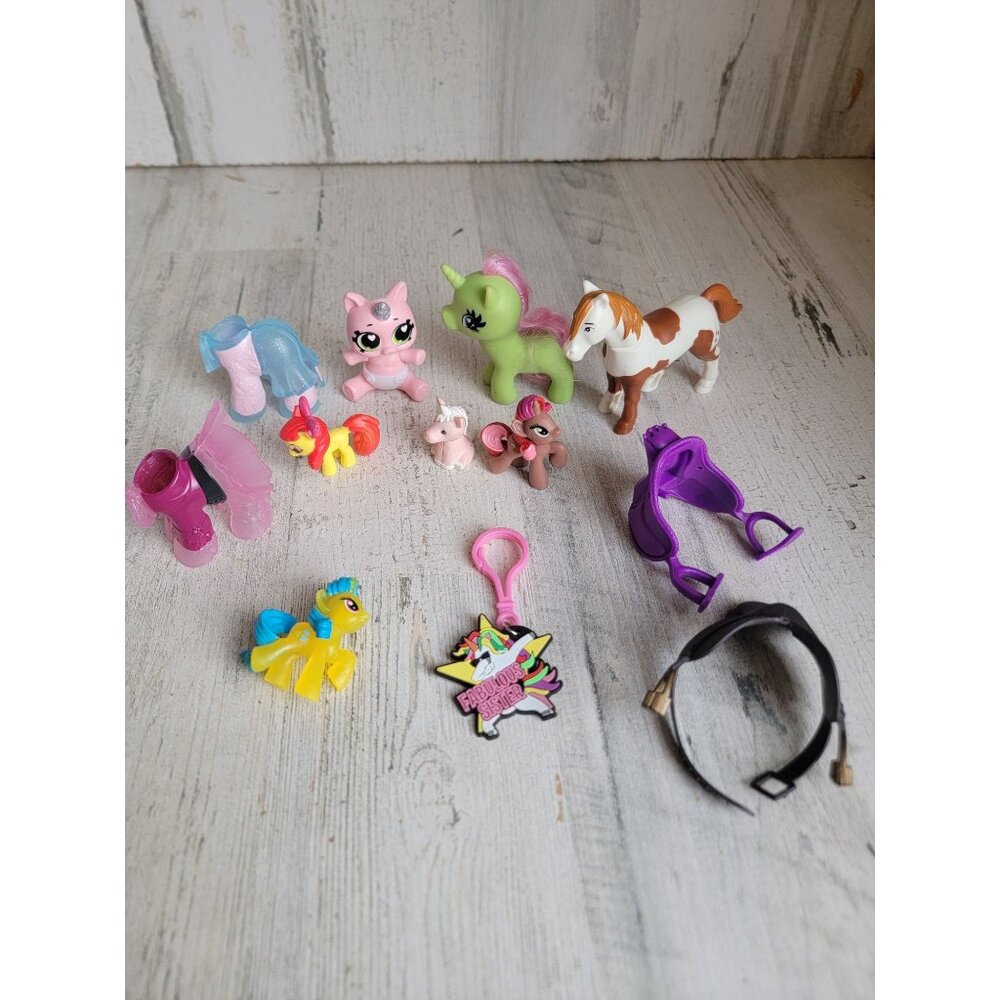 Horse play set doll accessory saddle variety farm toy youth unicorn